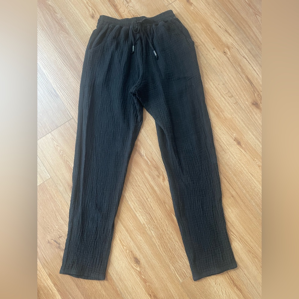 Natalie Busby XS organic cotton travel pants